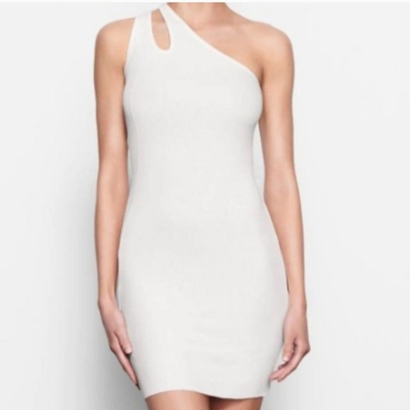 SKIMS Dresses & Skirts - NWT Skims One Shoulder Cut Out Dress Size 3X